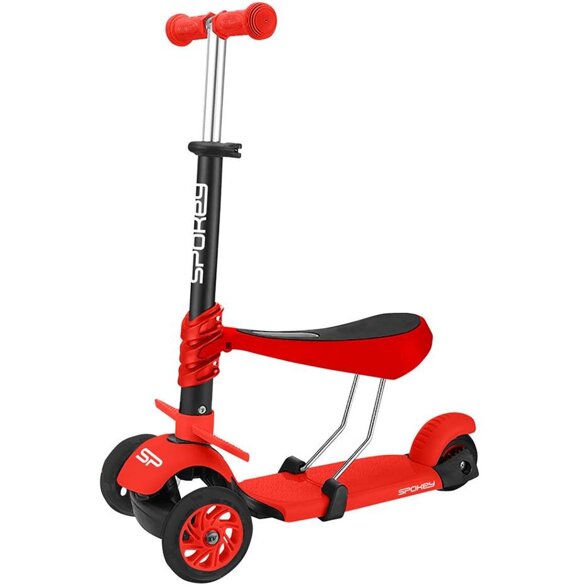 Spokey Tripla 3in1 red scooter 927100